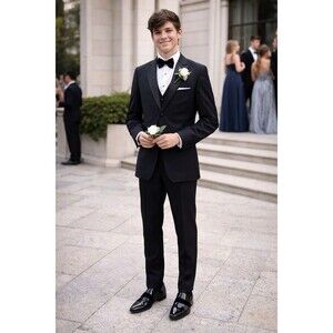 Alfani‎ Men’s Dress Shoes Size 11 Black Patent Formal Prom